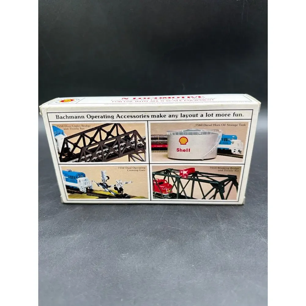 Vintage Bachmann N Scale USRA 0-6-0 Switcher Santa Fe 50552 Not Tested Box Paper